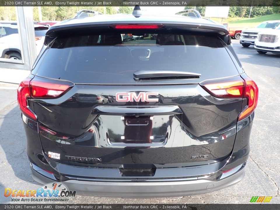 2020 GMC Terrain SLE AWD Ebony Twilight Metallic / Jet Black Photo #10