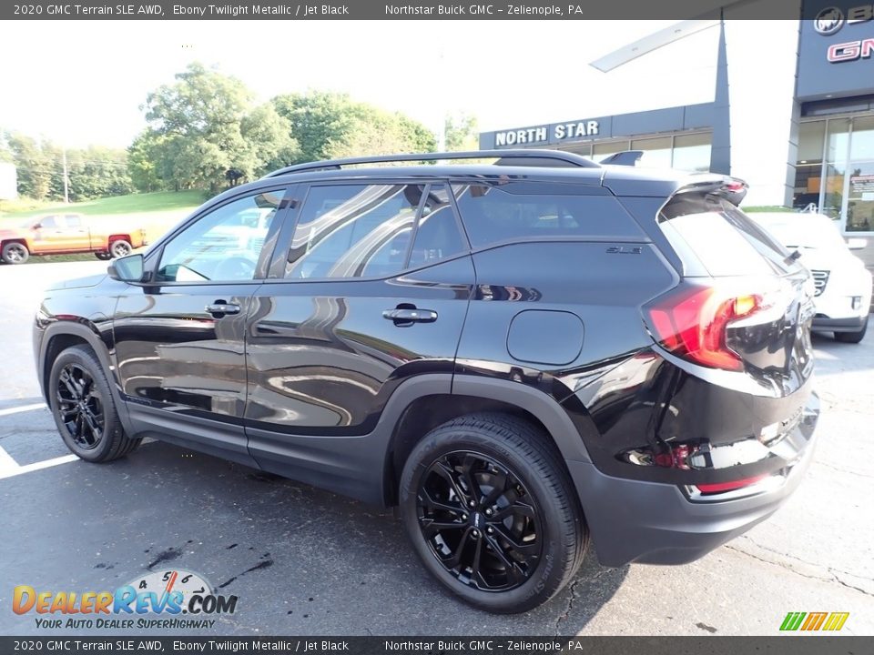 2020 GMC Terrain SLE AWD Ebony Twilight Metallic / Jet Black Photo #12
