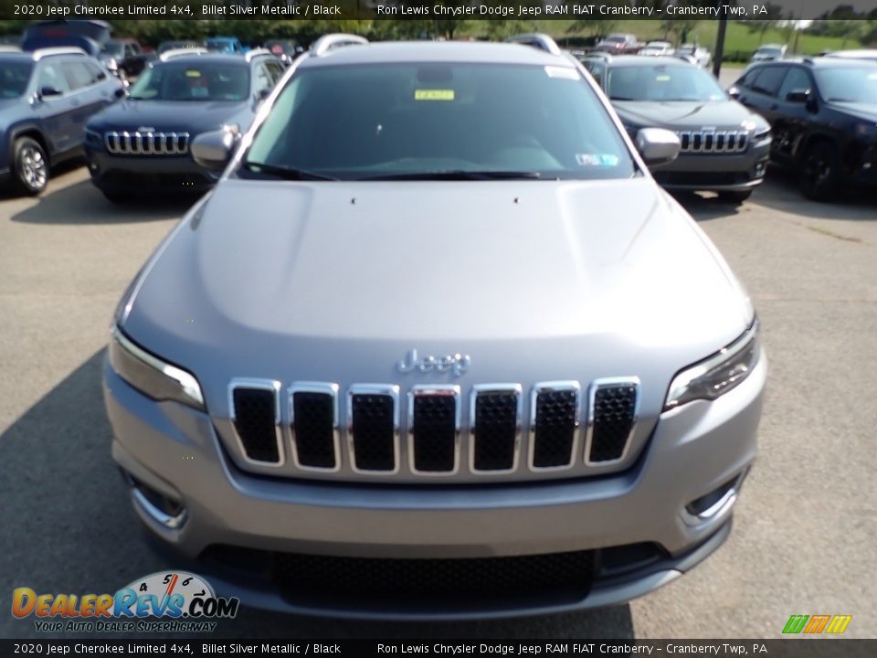 2020 Jeep Cherokee Limited 4x4 Billet Silver Metallic / Black Photo #2