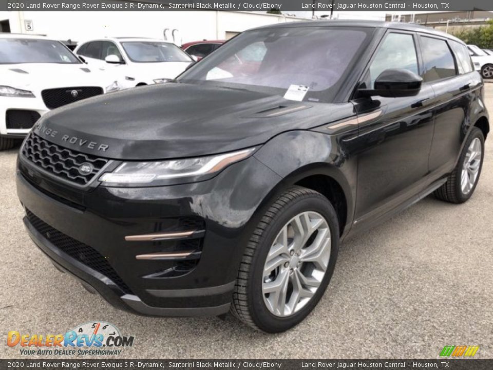 2020 Land Rover Range Rover Evoque S R-Dynamic Santorini Black Metallic / Cloud/Ebony Photo #2