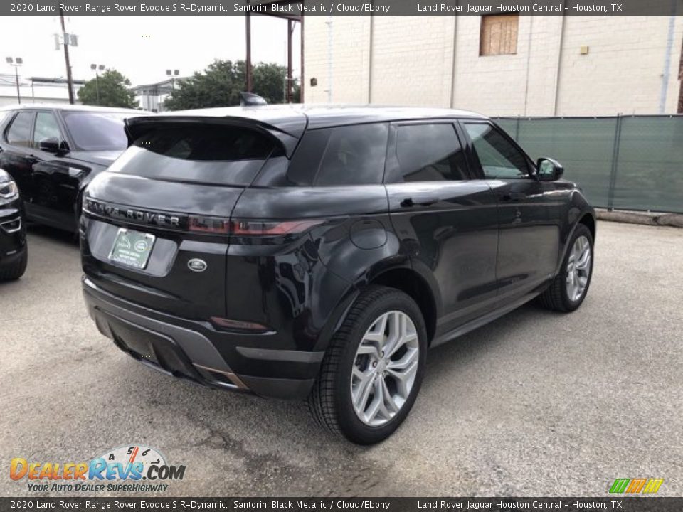 2020 Land Rover Range Rover Evoque S R-Dynamic Santorini Black Metallic / Cloud/Ebony Photo #3