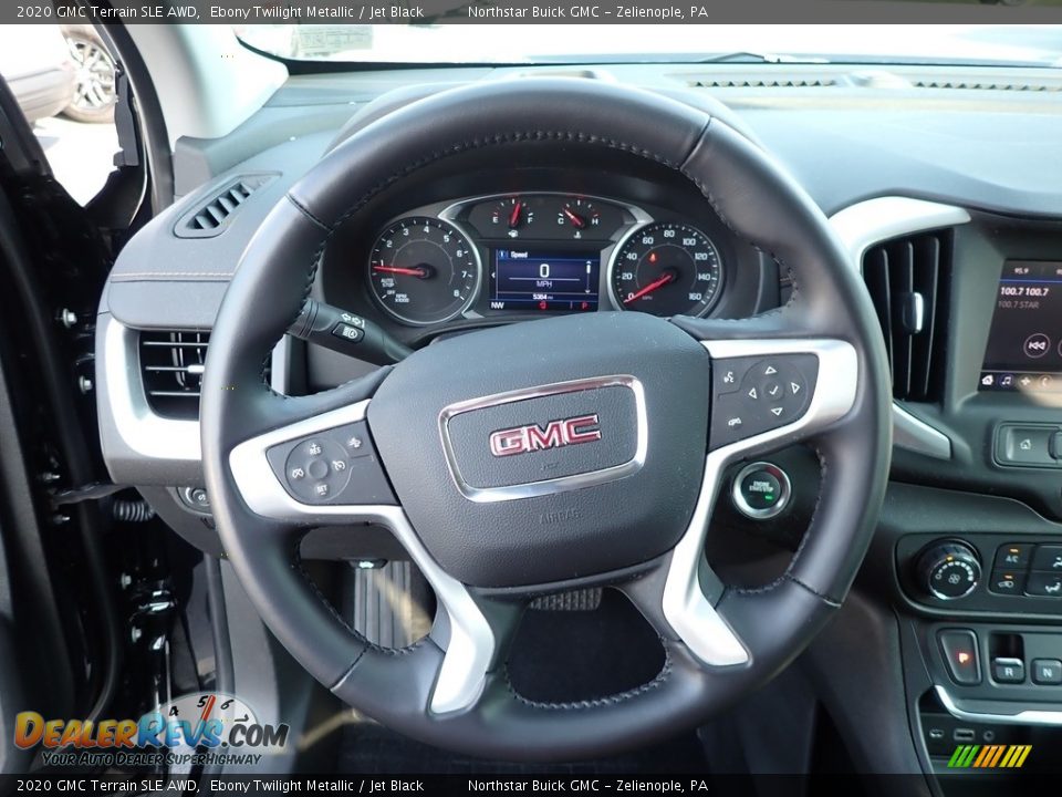 2020 GMC Terrain SLE AWD Ebony Twilight Metallic / Jet Black Photo #22