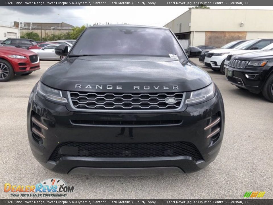 2020 Land Rover Range Rover Evoque S R-Dynamic Santorini Black Metallic / Cloud/Ebony Photo #8