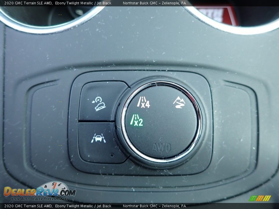 2020 GMC Terrain SLE AWD Ebony Twilight Metallic / Jet Black Photo #25