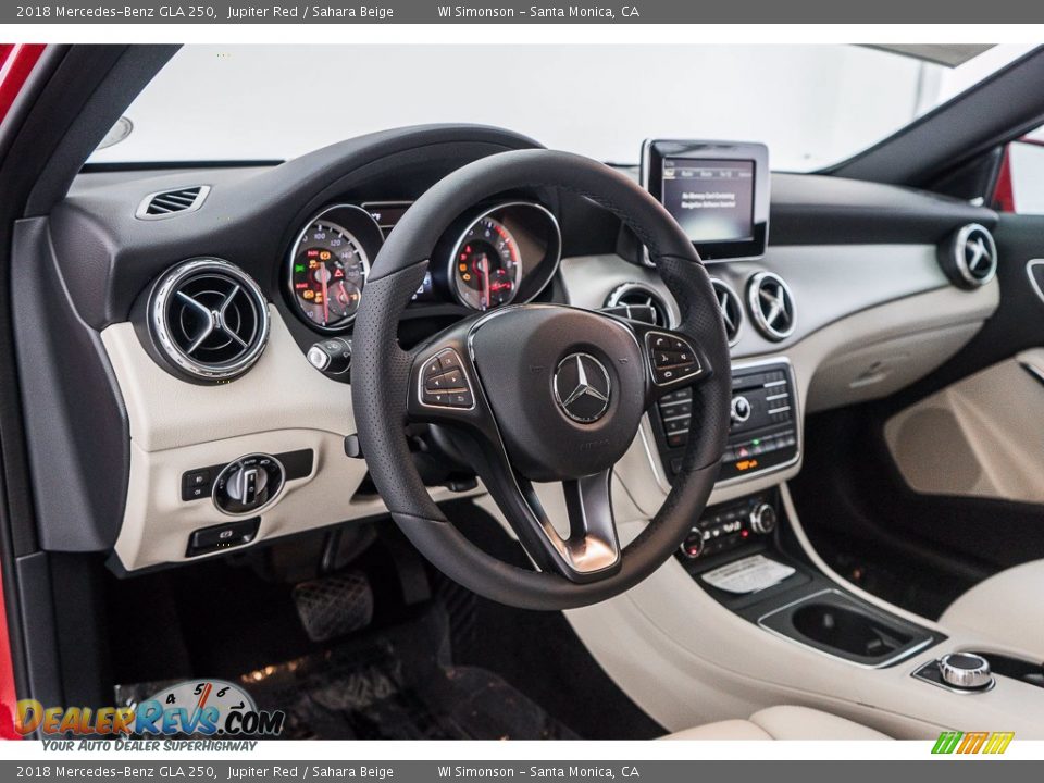 2018 Mercedes-Benz GLA 250 Jupiter Red / Sahara Beige Photo #6