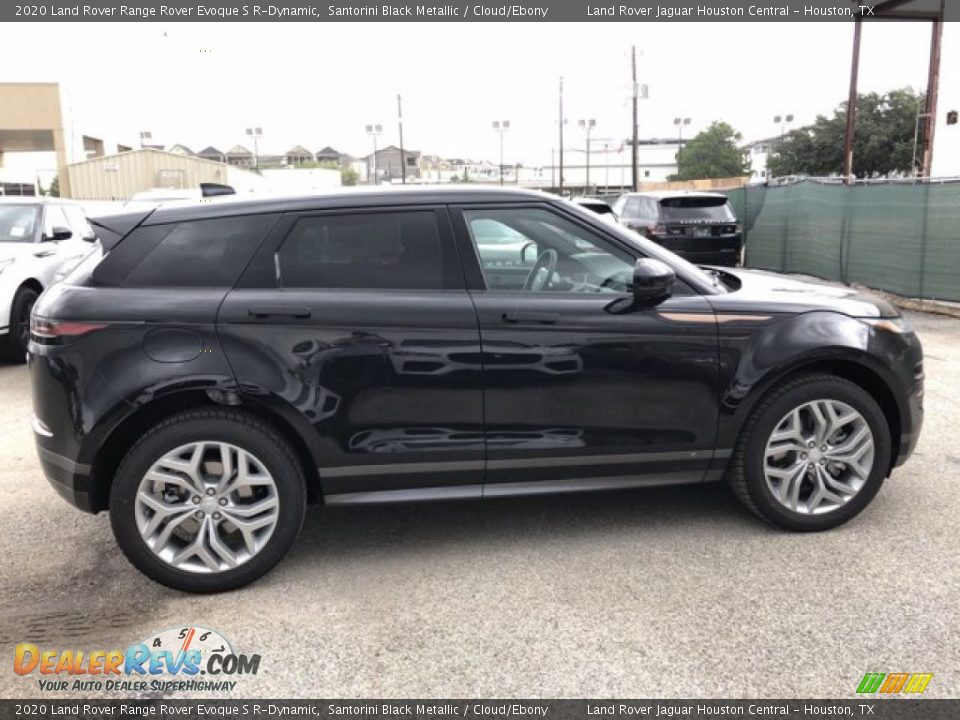 2020 Land Rover Range Rover Evoque S R-Dynamic Santorini Black Metallic / Cloud/Ebony Photo #13