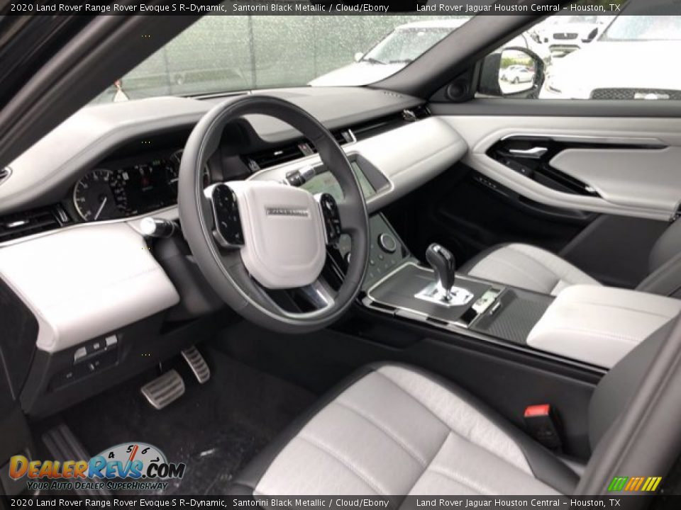 2020 Land Rover Range Rover Evoque S R-Dynamic Santorini Black Metallic / Cloud/Ebony Photo #16