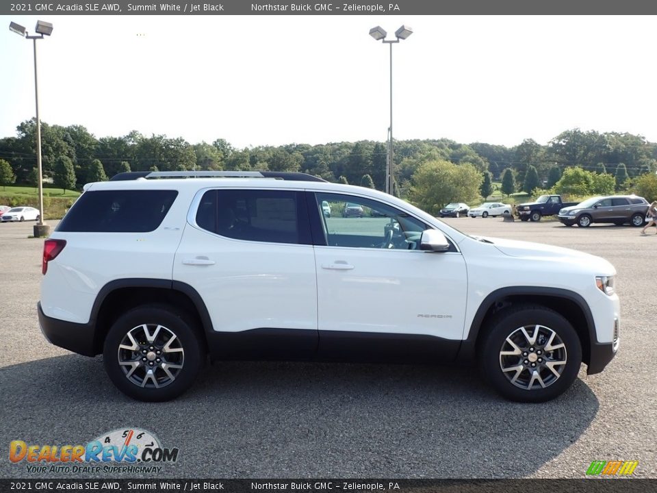 2021 GMC Acadia SLE AWD Summit White / Jet Black Photo #4