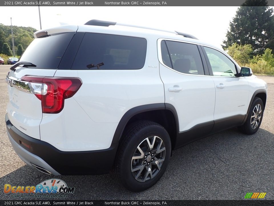 2021 GMC Acadia SLE AWD Summit White / Jet Black Photo #5