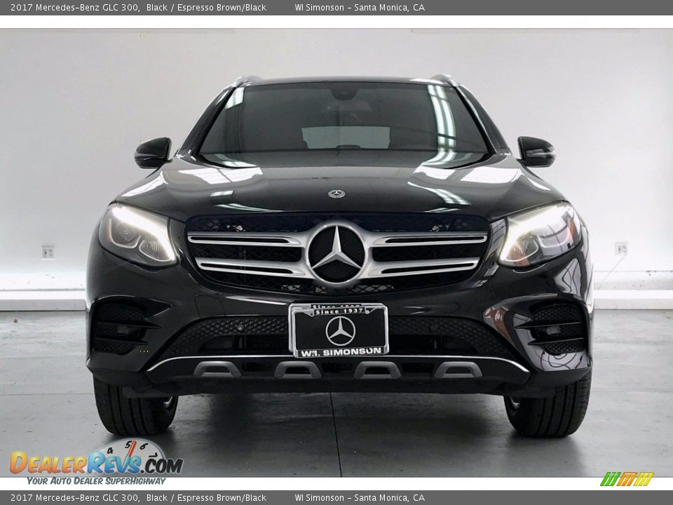 2017 Mercedes-Benz GLC 300 Black / Espresso Brown/Black Photo #2