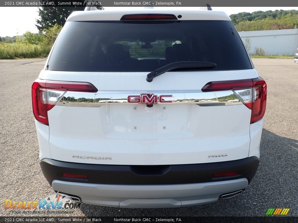 2021 GMC Acadia SLE AWD Summit White / Jet Black Photo #6