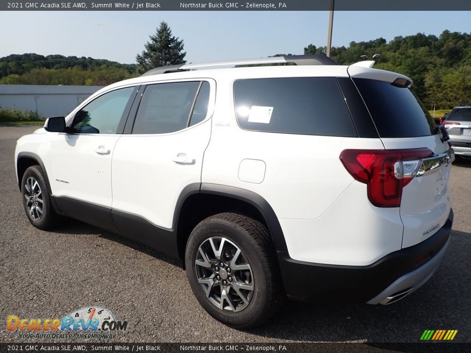 2021 GMC Acadia SLE AWD Summit White / Jet Black Photo #9