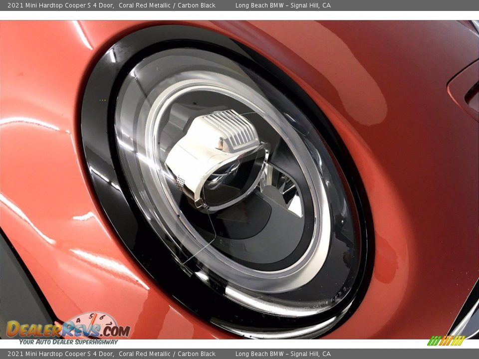 2021 Mini Hardtop Cooper S 4 Door Coral Red Metallic / Carbon Black Photo #14