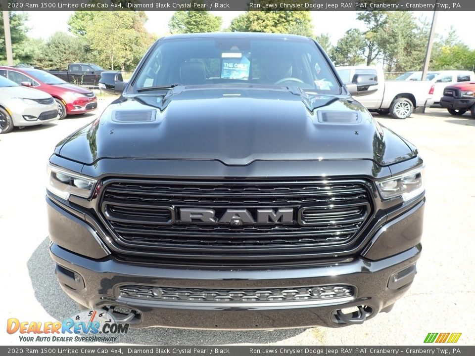 2020 Ram 1500 Limited Crew Cab 4x4 Diamond Black Crystal Pearl / Black Photo #2