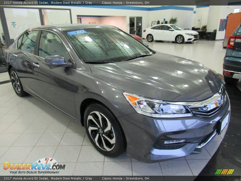 2017 Honda Accord EX Sedan Modern Steel Metallic / Gray Photo #3