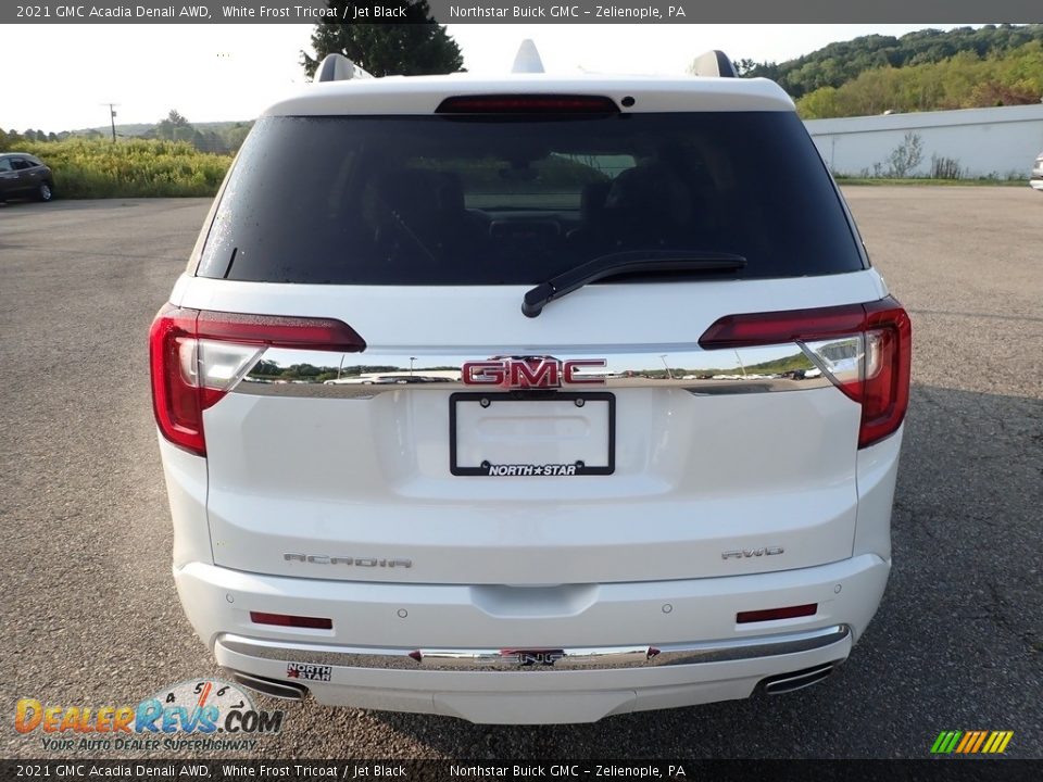 2021 GMC Acadia Denali AWD White Frost Tricoat / Jet Black Photo #6