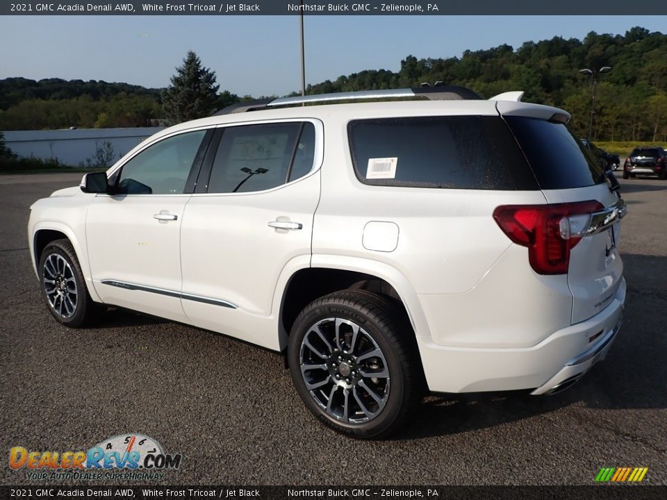 2021 GMC Acadia Denali AWD White Frost Tricoat / Jet Black Photo #8