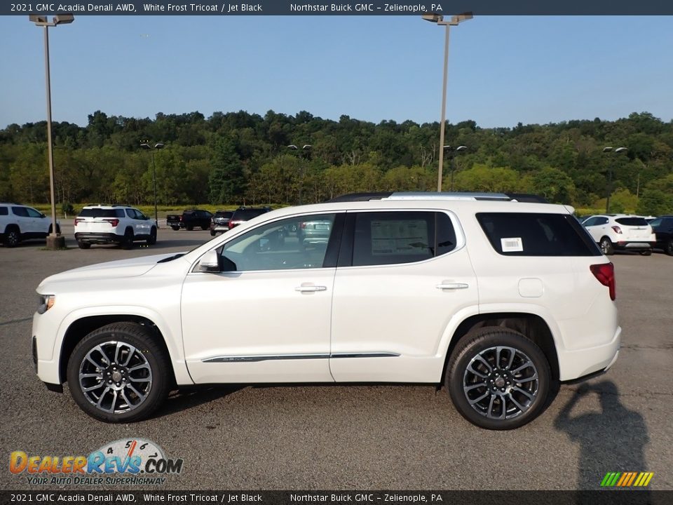 White Frost Tricoat 2021 GMC Acadia Denali AWD Photo #9