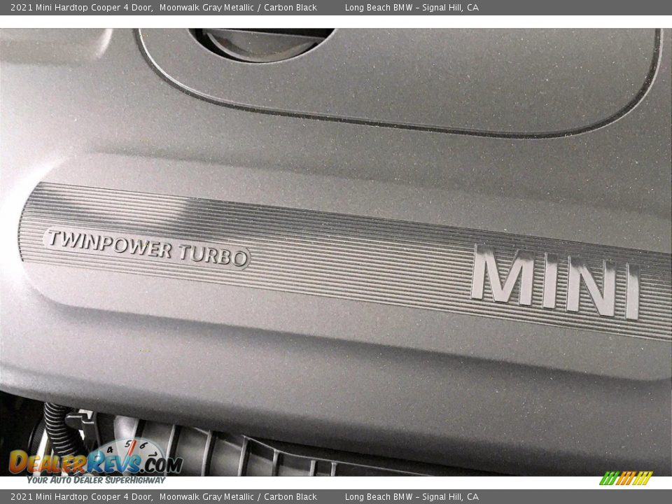2021 Mini Hardtop Cooper 4 Door Moonwalk Gray Metallic / Carbon Black Photo #11