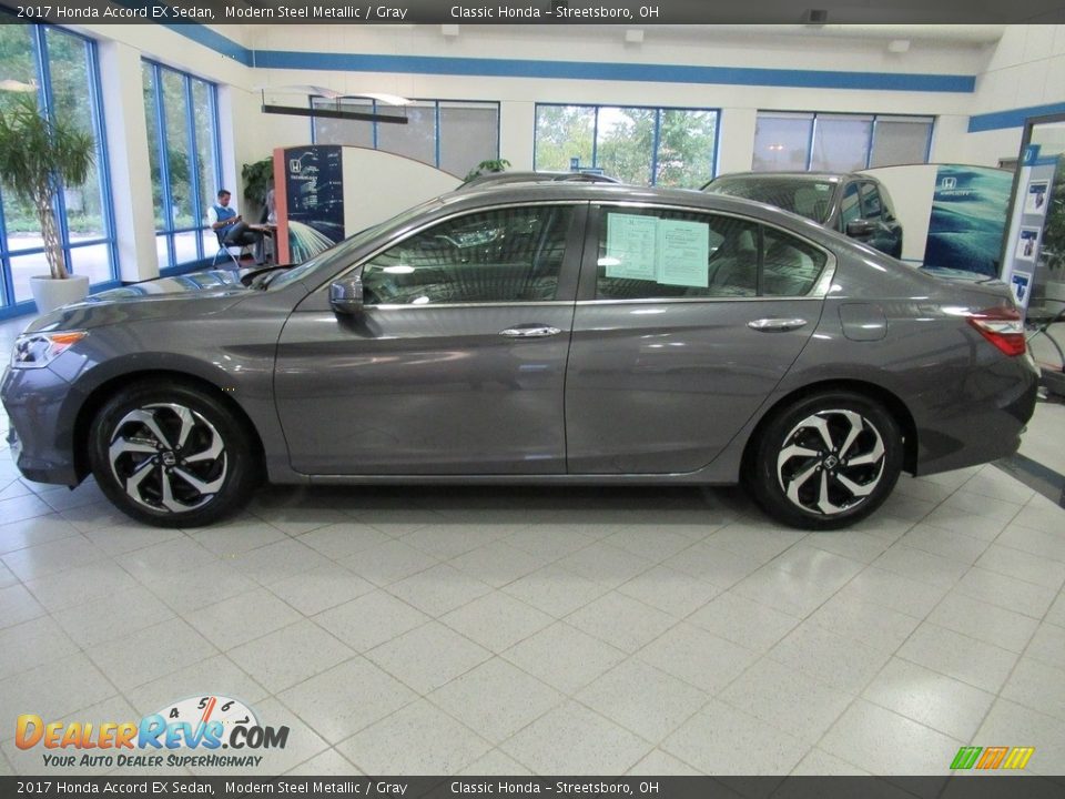 2017 Honda Accord EX Sedan Modern Steel Metallic / Gray Photo #10