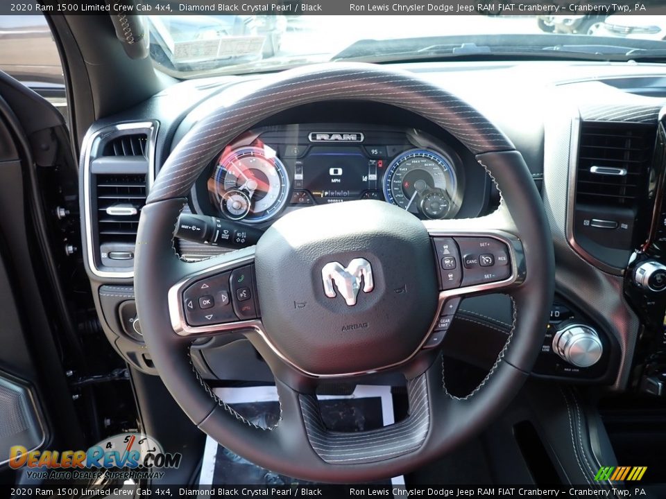 2020 Ram 1500 Limited Crew Cab 4x4 Steering Wheel Photo #16