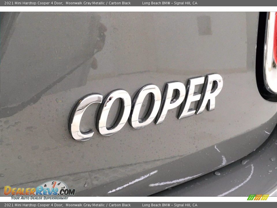 2021 Mini Hardtop Cooper 4 Door Moonwalk Gray Metallic / Carbon Black Photo #16