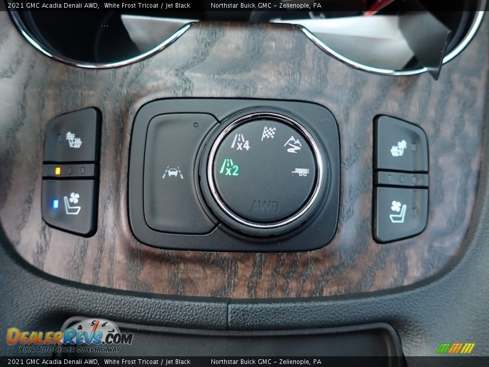 Controls of 2021 GMC Acadia Denali AWD Photo #20