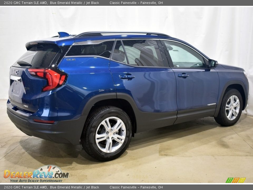 2020 GMC Terrain SLE AWD Blue Emerald Metallic / Jet Black Photo #2