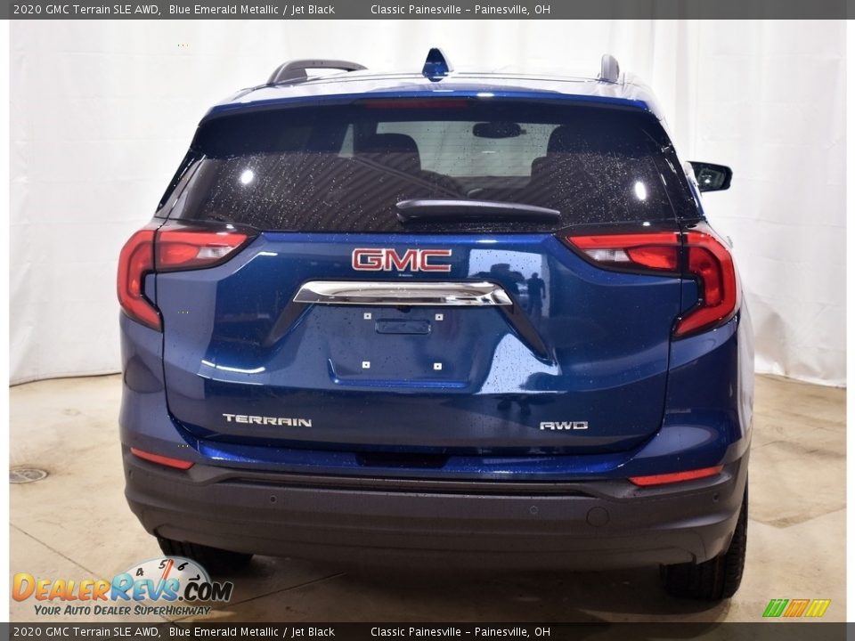 2020 GMC Terrain SLE AWD Blue Emerald Metallic / Jet Black Photo #3