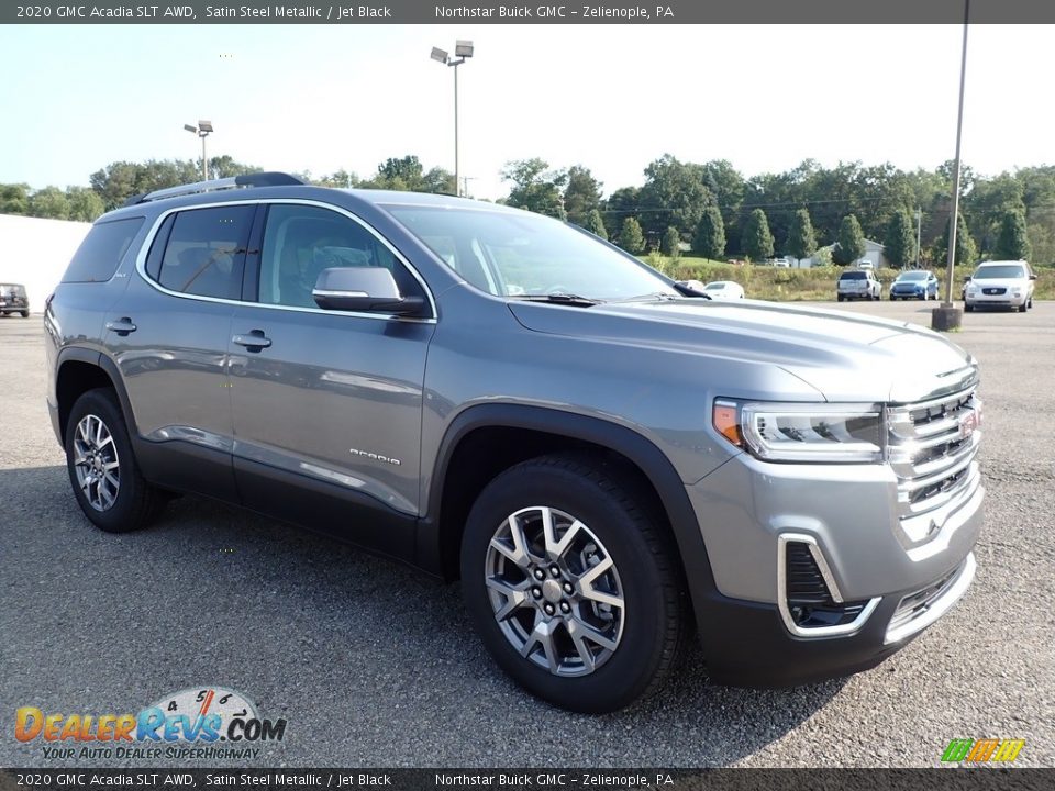 2020 GMC Acadia SLT AWD Satin Steel Metallic / Jet Black Photo #3