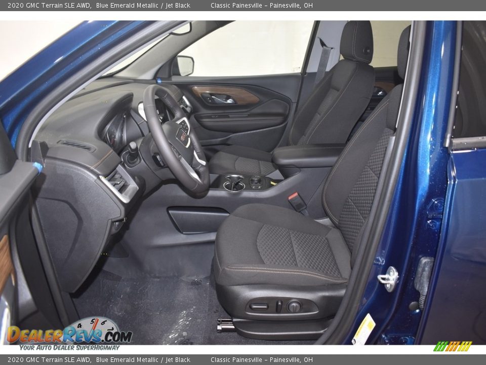 2020 GMC Terrain SLE AWD Blue Emerald Metallic / Jet Black Photo #6