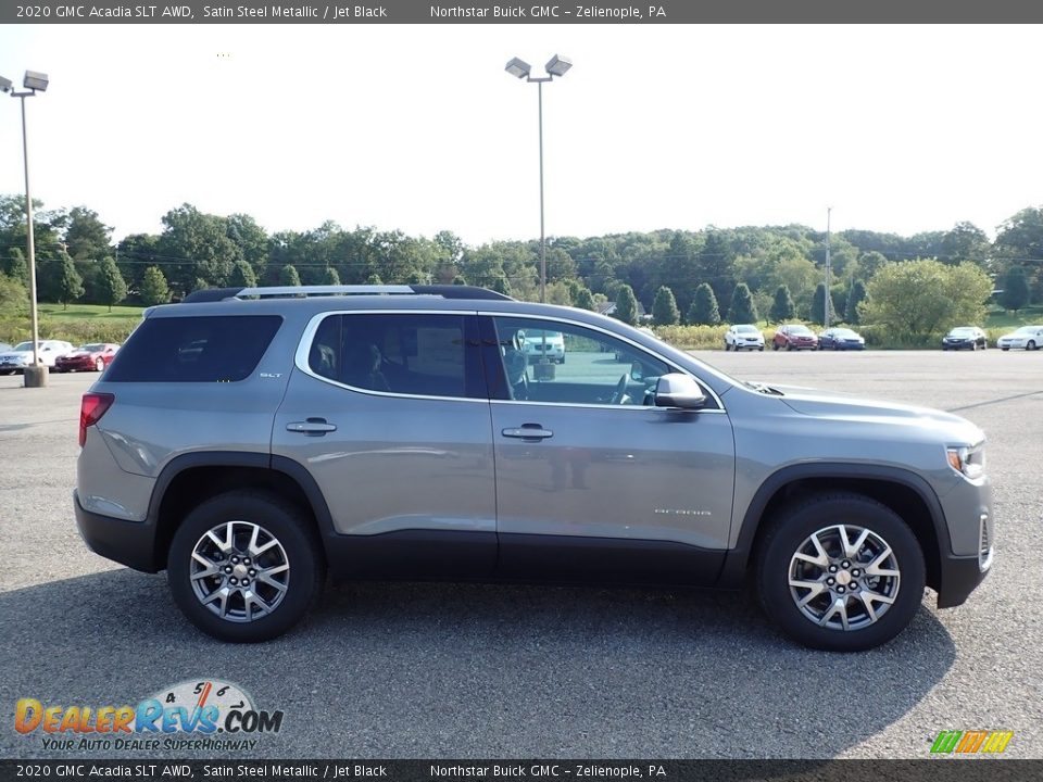 2020 GMC Acadia SLT AWD Satin Steel Metallic / Jet Black Photo #4