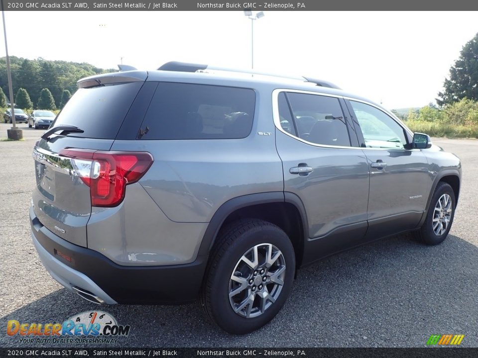 2020 GMC Acadia SLT AWD Satin Steel Metallic / Jet Black Photo #5