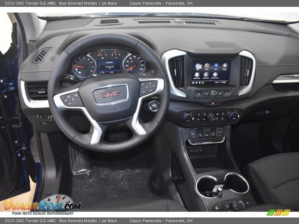 2020 GMC Terrain SLE AWD Blue Emerald Metallic / Jet Black Photo #8
