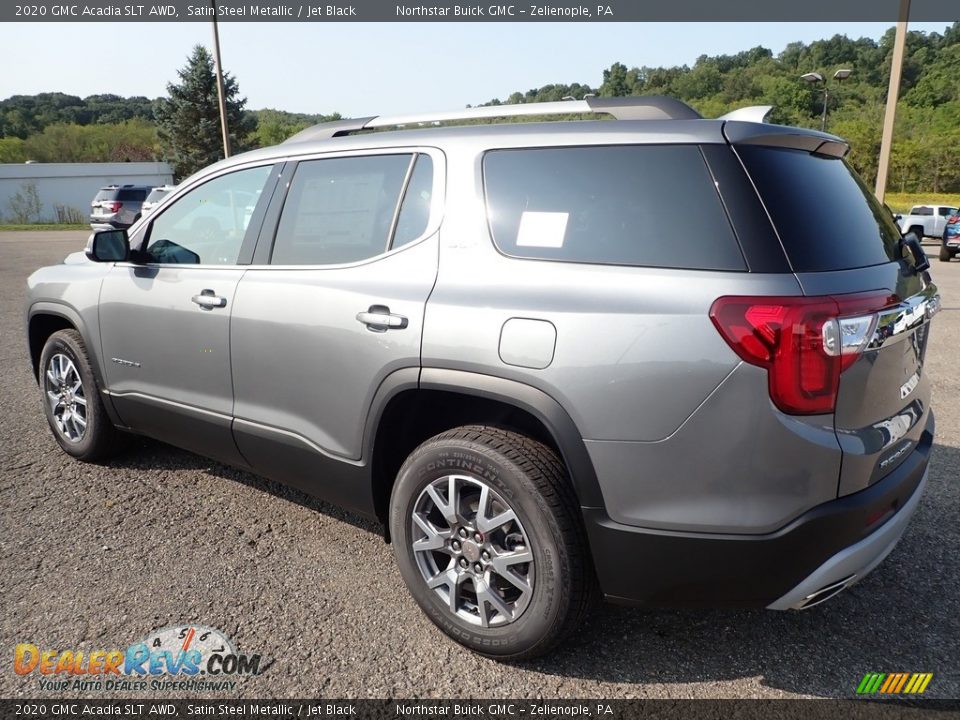 2020 GMC Acadia SLT AWD Satin Steel Metallic / Jet Black Photo #8