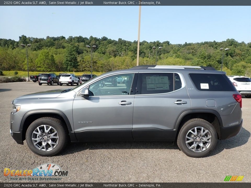 2020 GMC Acadia SLT AWD Satin Steel Metallic / Jet Black Photo #9