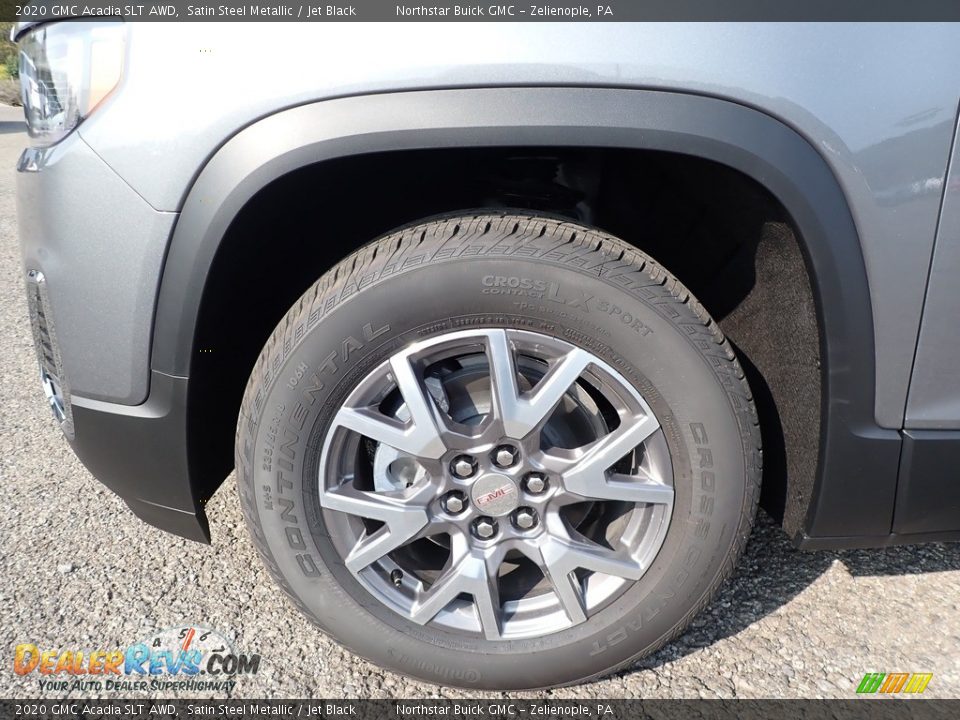2020 GMC Acadia SLT AWD Satin Steel Metallic / Jet Black Photo #10