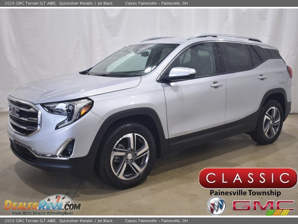 2020 GMC Terrain SLT AWD Quicksilver Metallic / Jet Black Photo #1