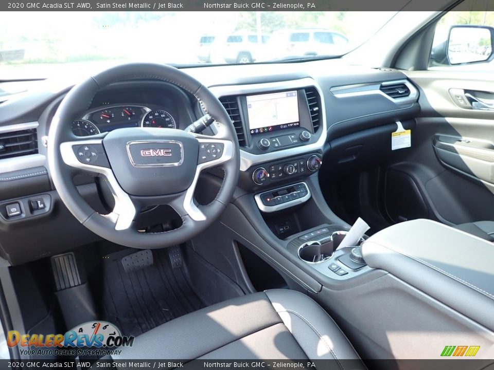 2020 GMC Acadia SLT AWD Satin Steel Metallic / Jet Black Photo #16