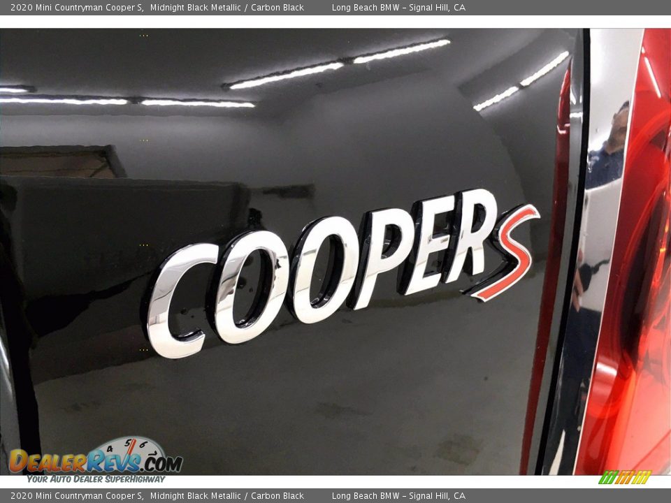 2020 Mini Countryman Cooper S Midnight Black Metallic / Carbon Black Photo #16