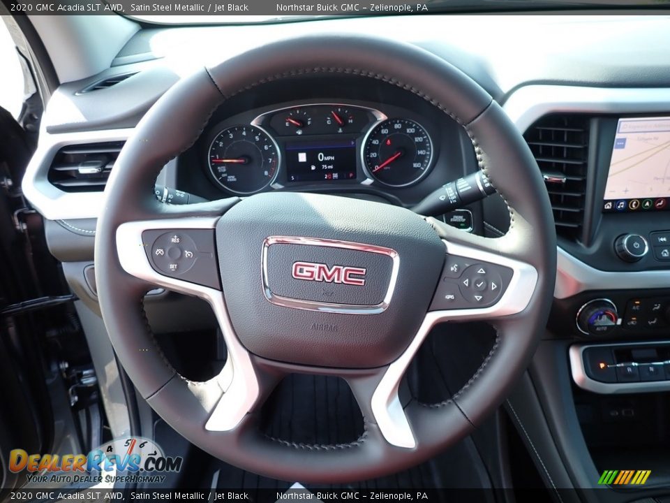 2020 GMC Acadia SLT AWD Satin Steel Metallic / Jet Black Photo #18