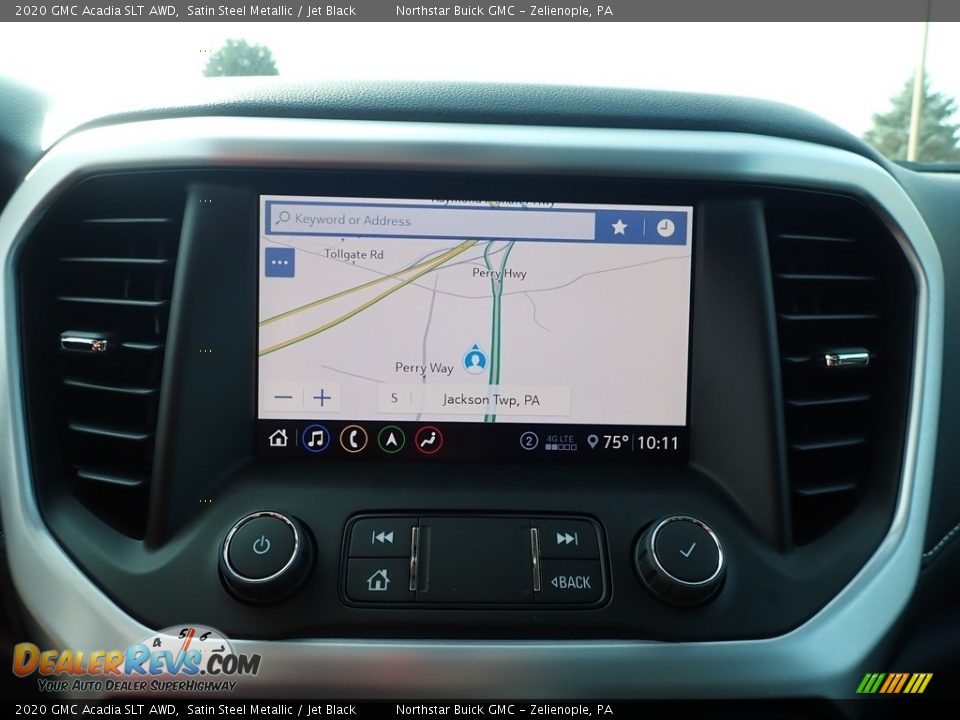2020 GMC Acadia SLT AWD Satin Steel Metallic / Jet Black Photo #19