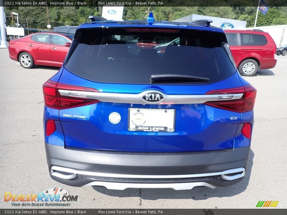 2021 Kia Seltos EX AWD Neptune Blue / Black Photo #8