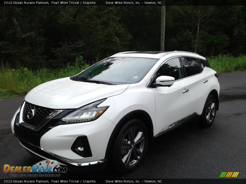 2019 Nissan Murano Platinum Pearl White Tricoat / Graphite Photo #3