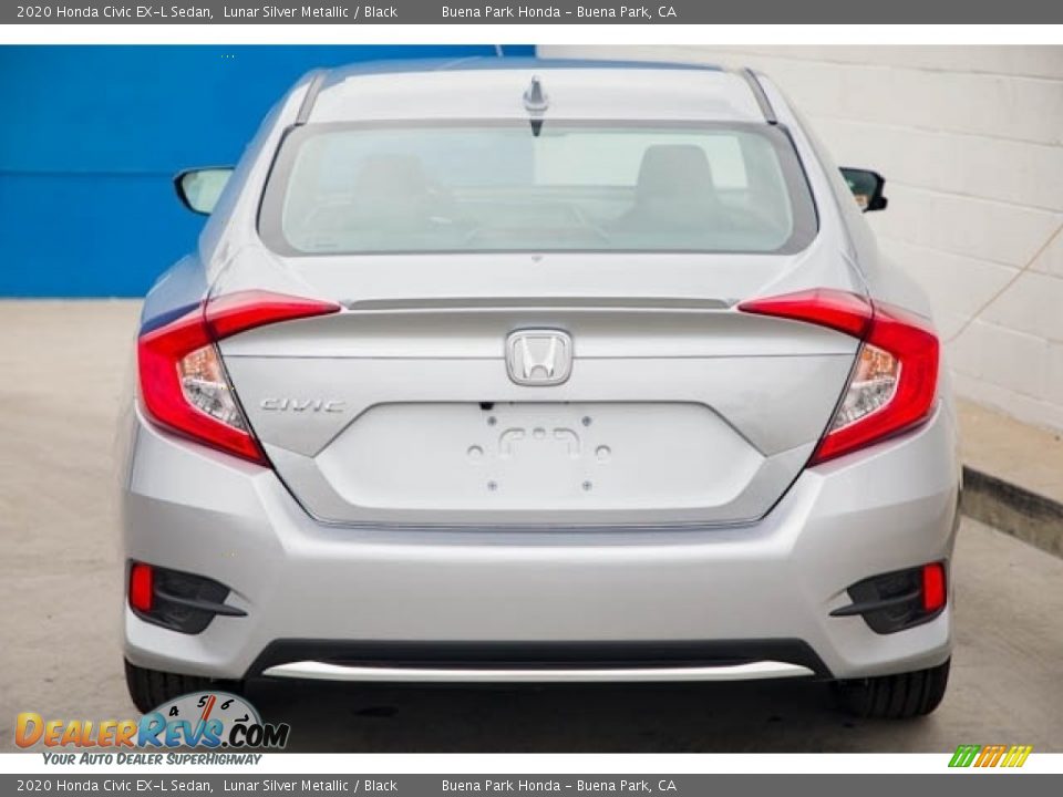 2020 Honda Civic EX-L Sedan Lunar Silver Metallic / Black Photo #5