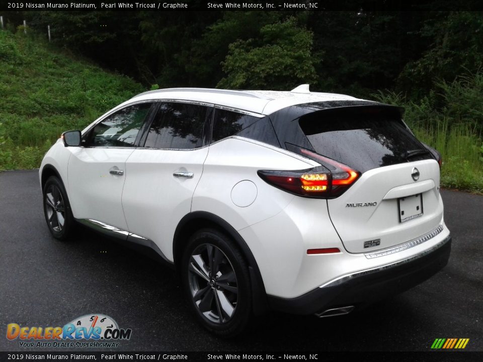 2019 Nissan Murano Platinum Pearl White Tricoat / Graphite Photo #9