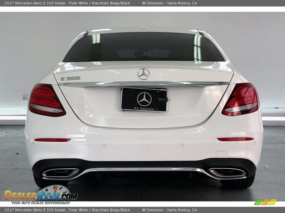 2017 Mercedes-Benz E 300 Sedan Polar White / Macchiato Beige/Black Photo #3