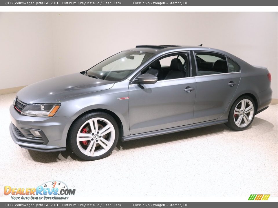 Platinum Gray Metallic 2017 Volkswagen Jetta GLI 2.0T Photo #3