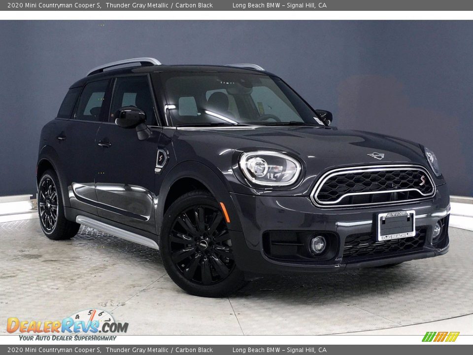 2020 Mini Countryman Cooper S Thunder Gray Metallic / Carbon Black Photo #19