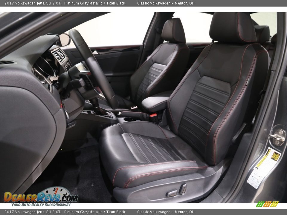 Front Seat of 2017 Volkswagen Jetta GLI 2.0T Photo #5